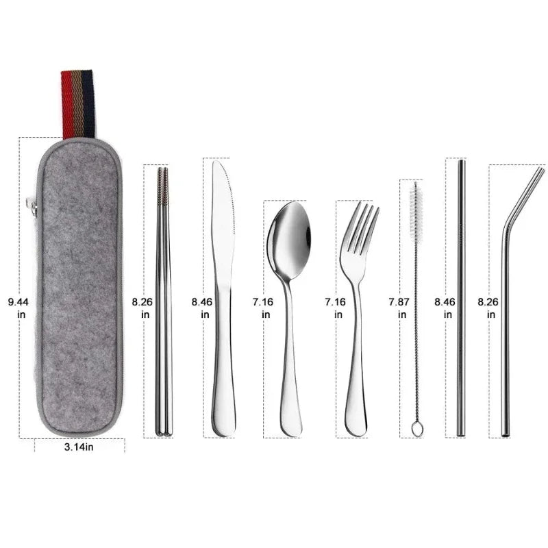 Portable Travel Cutlery Set