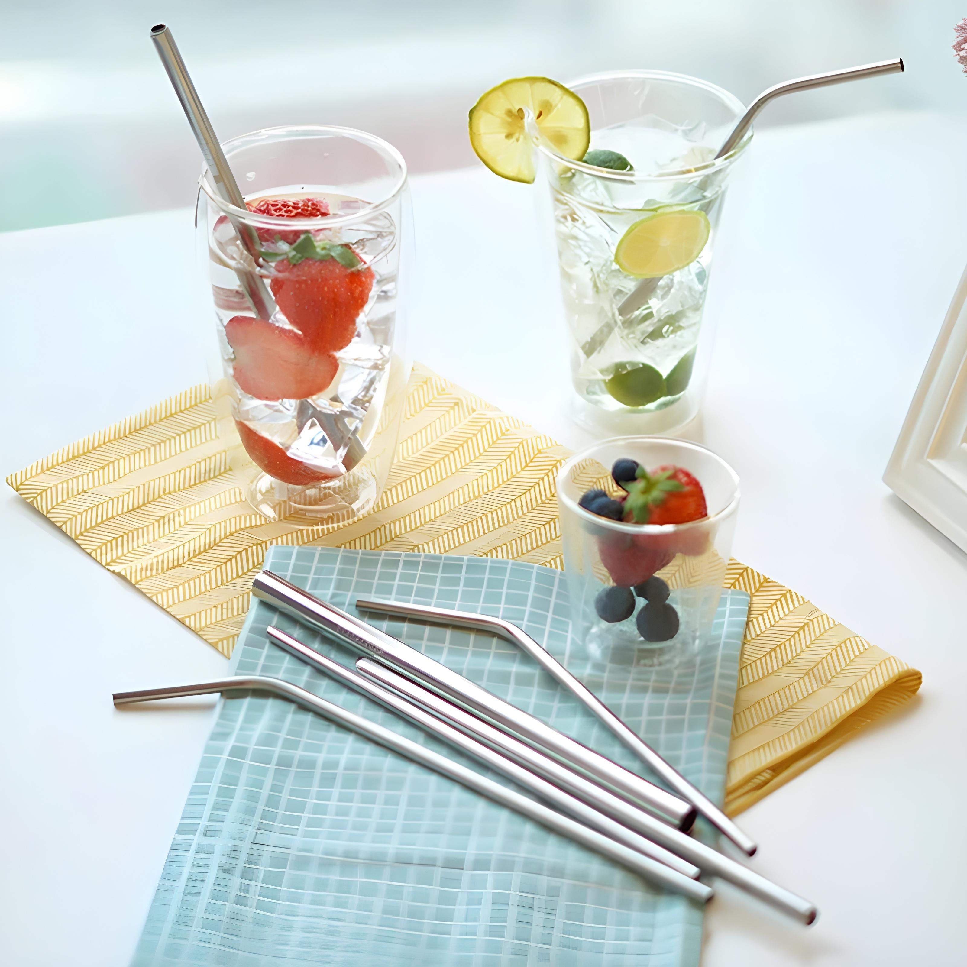 Stainless Steel Straws Set